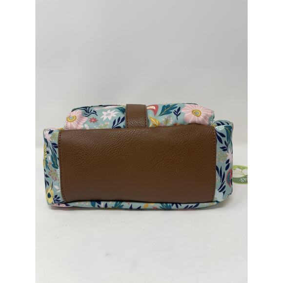 New With Tag Lily Bloom Crossbody Fairy Wren -Blue-Birds-Recycled Bottles - Picture 7 of 10